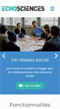 Mobile Screenshot of echosciences.com